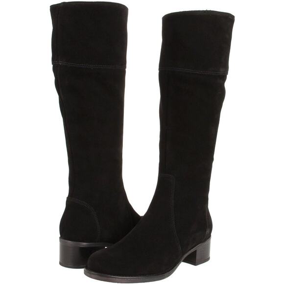 La Canadienne Women's Passion Black Suede Boots Size 6WW - Picture 1 of 11